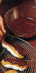 Chocolate icing with condensed milk
